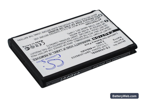 Verizon UN150 Envoy Replacement Battery, 3.7V, 800mAh, Li-ion 3
