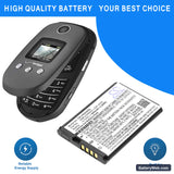 MetroPCS Select Replacement Battery, 3.7V, 800mAh, Li-ion 4