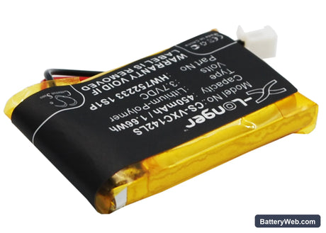 Vancouver 3D-Life/XC142K Replacement Battery, 3.7V, 450mAh, Li-Polymer 2