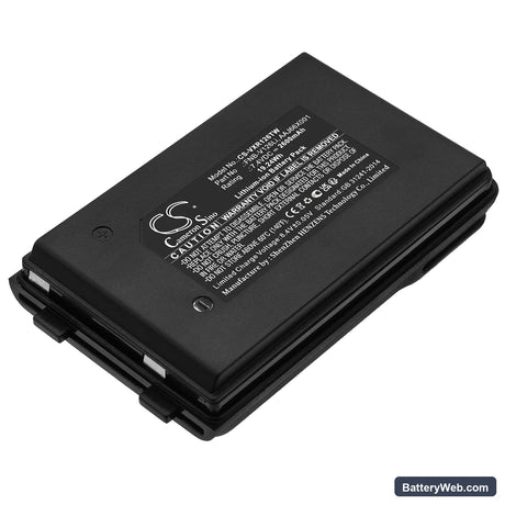Vertex Standard VX-160 Replacement Battery, 7.4V, 2600mAh, Li-ion 1