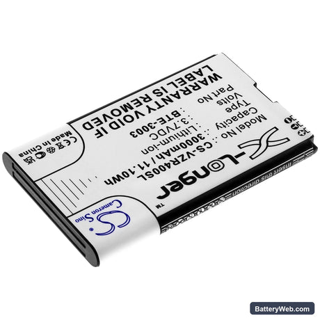 Verizon ORB400LB Replacement Battery, 3.7V, 3000mAh, Li-ion 2