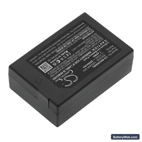 Teklogix 7525 Replacement Battery, 3.7V, 2000mAh, Li-ion 2