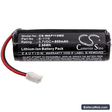 Woodpecker Dental Apex Locator Woodpex III Replacement Battery, 3.7V, 800mAh, Li-ion 3