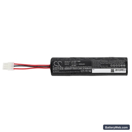 Medical Research Laboratories Jumpstart AED Replacement Battery, 12V, 3000mAh, Li-MnO2 3