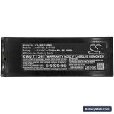 Welch-Allyn Connex 6000 Vital Signs Monitor Replacement Battery, 11.1V, 7800mAh, Li-ion 3