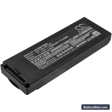 Welch-Allyn Connex 6000 Vital Signs Monitor Replacement Battery, 11.1V, 10200mAh, Li-ion 1