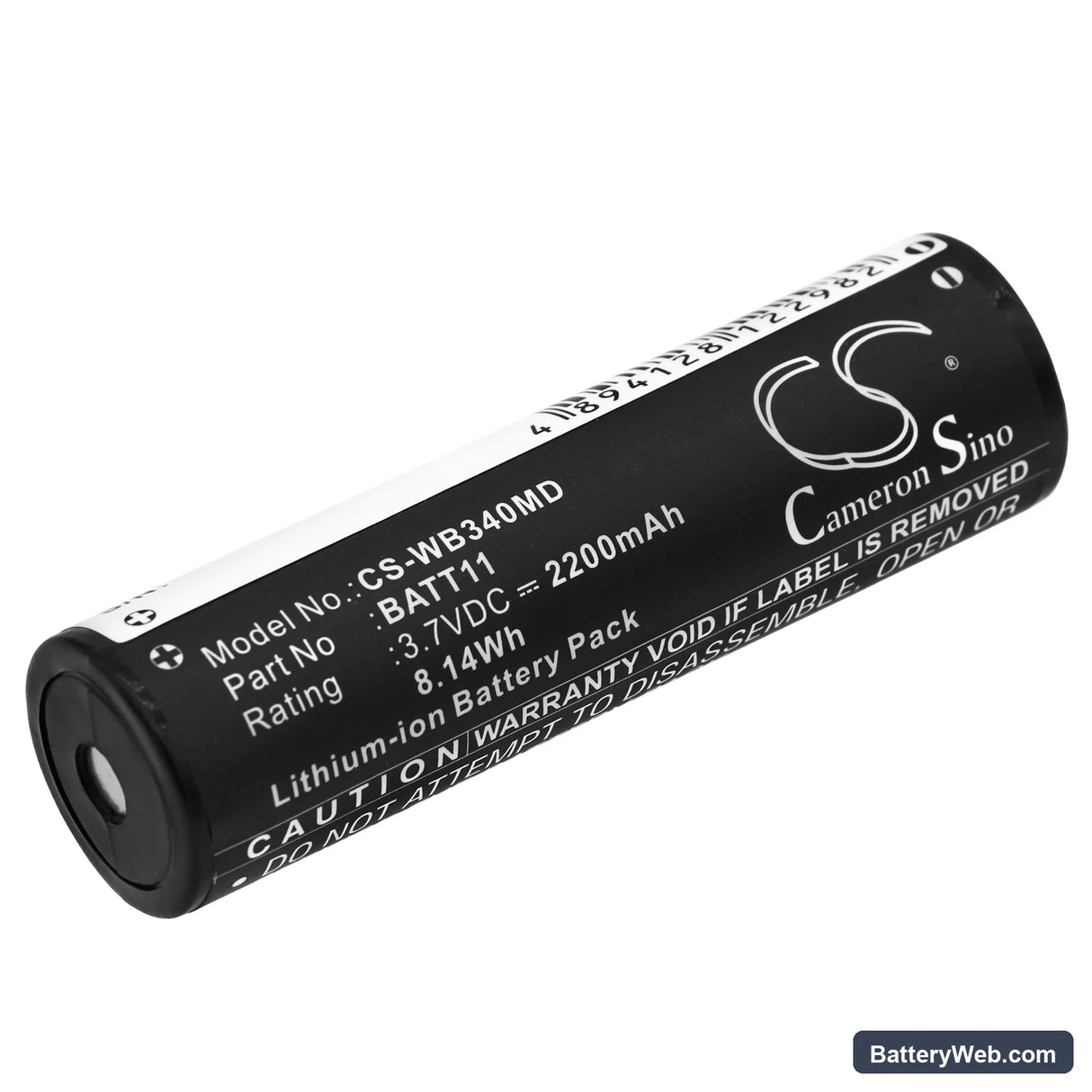 Welch-Allyn Connex ProBP 3400 Replacement Battery, 3.7V, 2200mAh, Li-ion 1