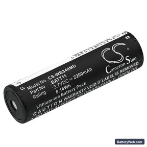 Welch-Allyn Connex ProBP 3400 Replacement Battery, 3.7V, 2200mAh, Li-ion 1