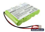 Welch-Allyn LXi VITAL Signs Printer Replacement Battery, 6V, 2000mAh, Ni-MH 1
