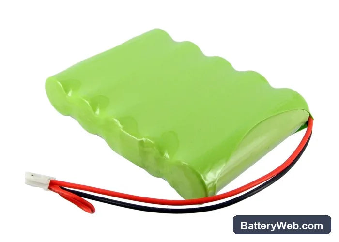 Welch-Allyn LXi VITAL Signs Printer Replacement Battery, 6V, 2000mAh, Ni-MH 4