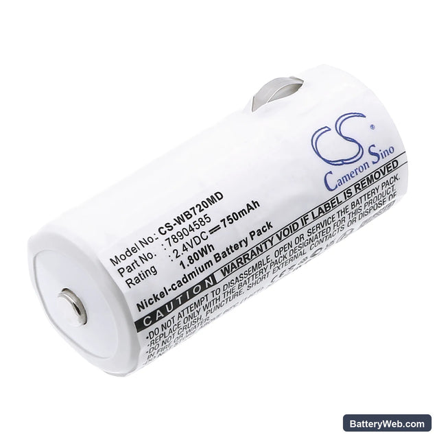 Cardinal Medical CJB-720 Replacement Battery, 2.4V, 750mAh, Ni-CD 1