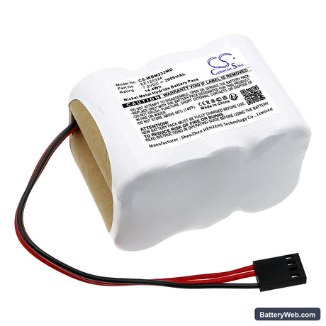 Welch-Allyn Manuel Audiometer 5200 AM232 Replacement Battery, 7.2V, 2000mAh, Ni-MH 1