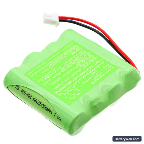 Welch-Allyn ProBP2400 blood pressure monitor Replacement Battery, 4.8V, 2500mAh, Ni-MH 2