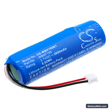Videofied W panels Replacement Battery, 3.7V, 2600mAh, Li-ion 1