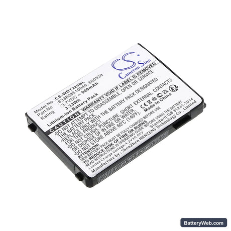 PSC PT40 Replacement Battery, 3.7V, 900mAh, Li-ion 1