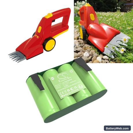 Wolf Garten Accu 60 Replacement Battery, 4.8V, 2000mAh, Ni-MH 6