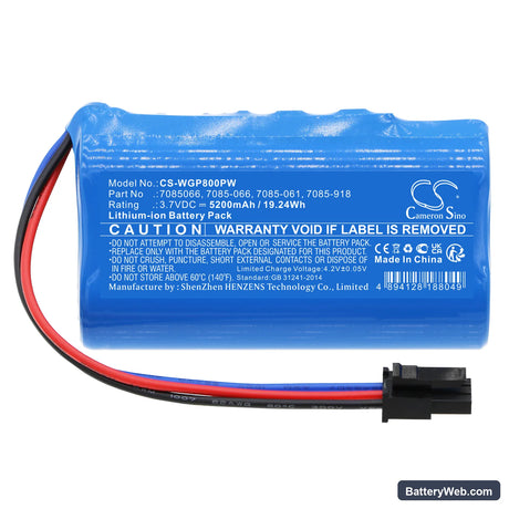 Wolf Garten MTD5031-M6-0016 Replacement Battery, 3.7V, 5200mAh, Li-ion 3