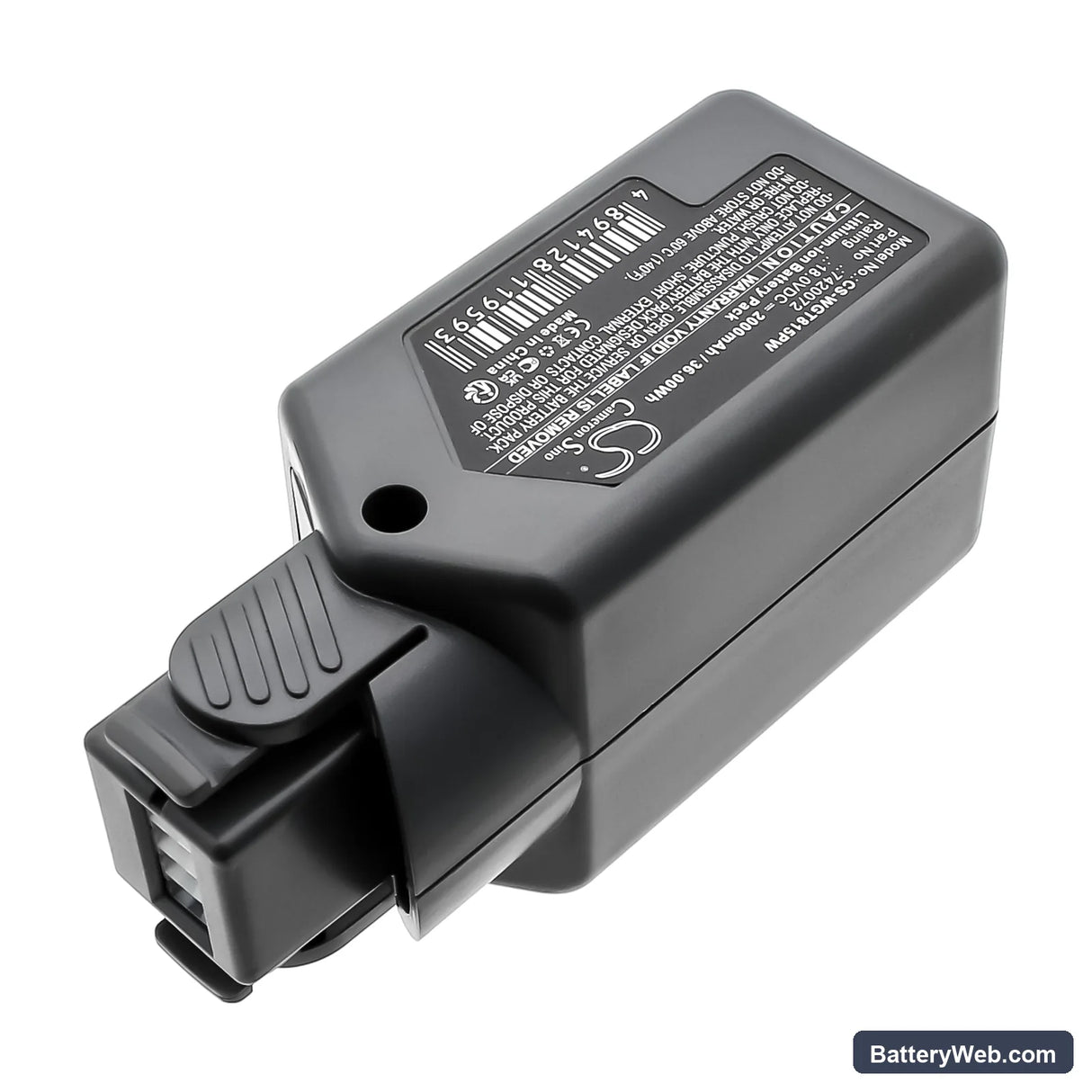 Wolf Garten Li-ion Power GTB 815 Trimmer Replacement Battery, 18V, 2000mAh, Li-ion 2