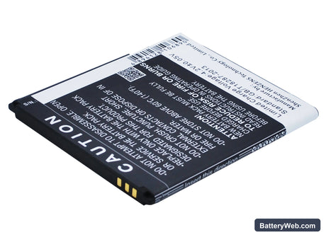 Wiko Barry Replacement Battery, 3.7V, 2000mAh, Li-ion 4