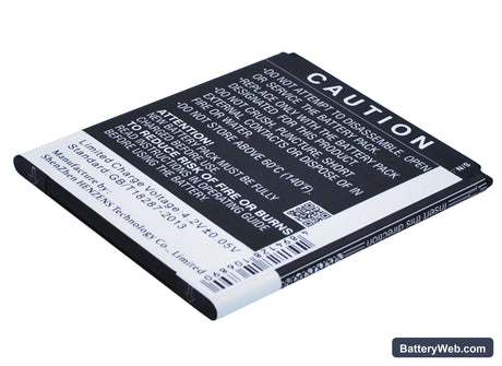 Wiko Barry Replacement Battery, 3.7V, 2000mAh, Li-ion 5
