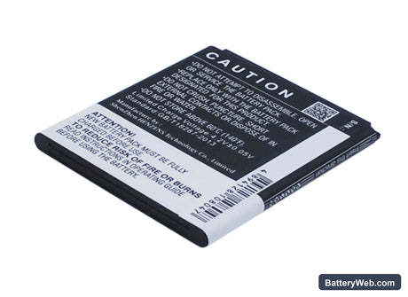 Wiko Fizz Replacement Battery, 3.7V, 1500mAh, Li-ion 4