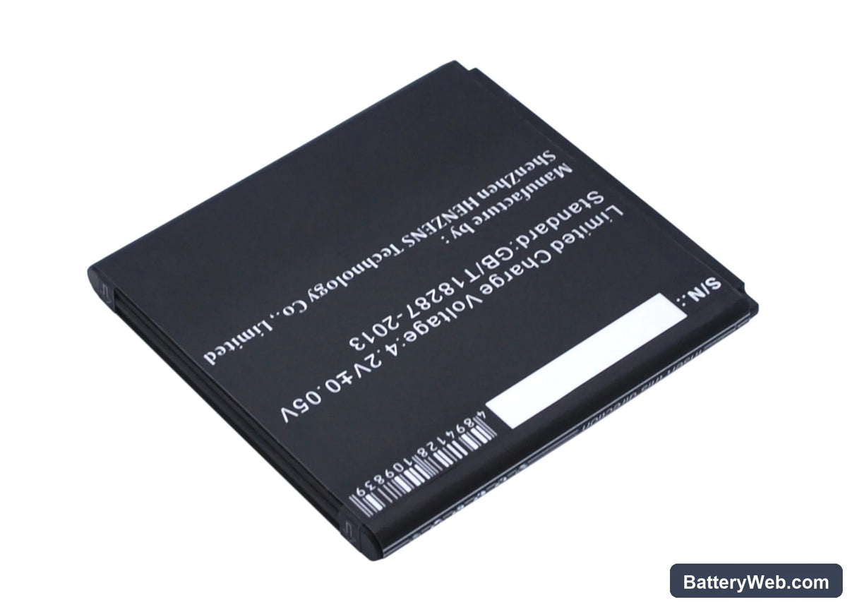 Wiko GOA Replacement Battery, 3.7V, 1200mAh, Li-ion 4