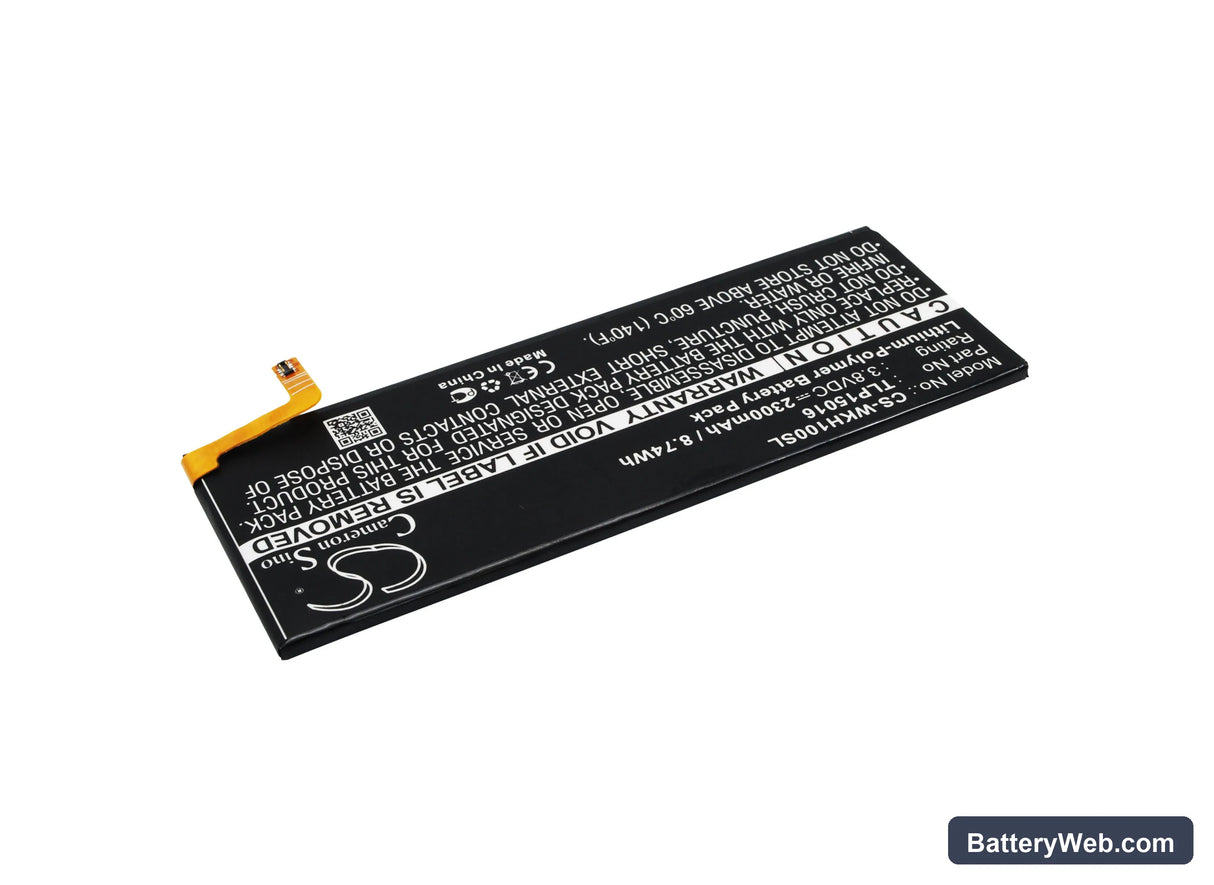 Wiko Highway Star Replacement Battery, 3.8V, 2300mAh, Li-Polymer 2