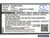Wiko Jerry Replacement Battery, 3.7V, 1600mAh, Li-ion 5