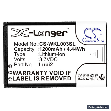 Vertu Ascent 2010 Replacement Battery, 3.7V, 1200mAh, Li-ion 3