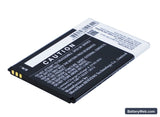 Wiko LENNY 2 Replacement Battery, 3.7V, 1800mAh, Li-ion 3