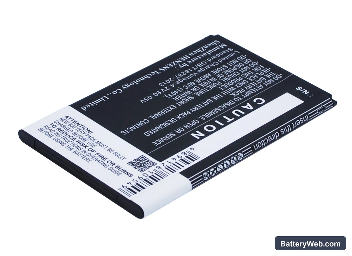 Wiko LENNY 2 Replacement Battery, 3.7V, 1800mAh, Li-ion 4