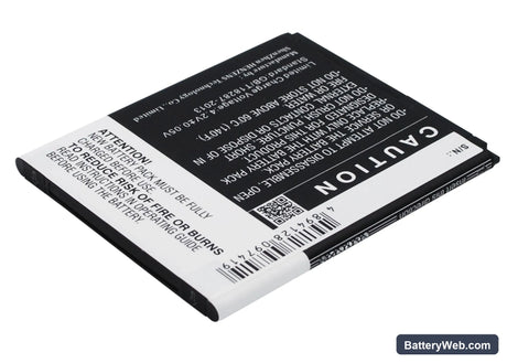 Wiko WAX Replacement Battery, 3.7V, 2000mAh, Li-ion 5