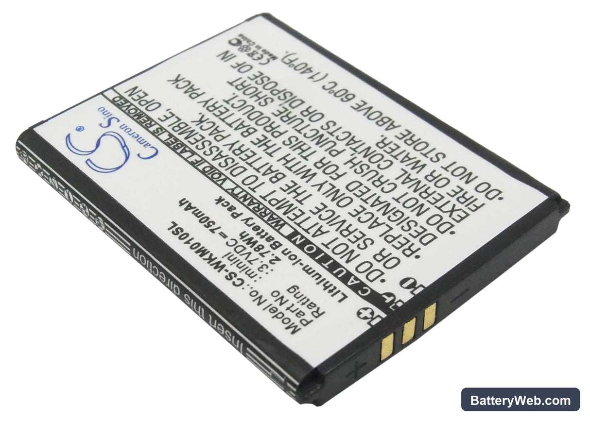 BLU Spark Replacement Battery, 3.7V, 750mAh, Li-ion 2