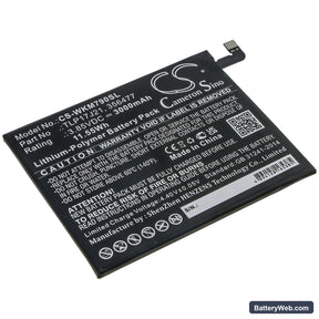 Wiko View XL Replacement Battery, 3.85V, 3000mAh, Li-Polymer 1