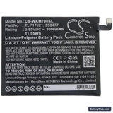 Wiko View XL Replacement Battery, 3.85V, 3000mAh, Li-Polymer 3