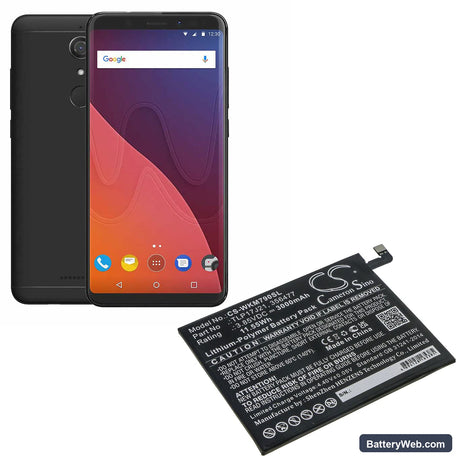 Wiko View XL Replacement Battery, 3.85V, 3000mAh, Li-Polymer 5