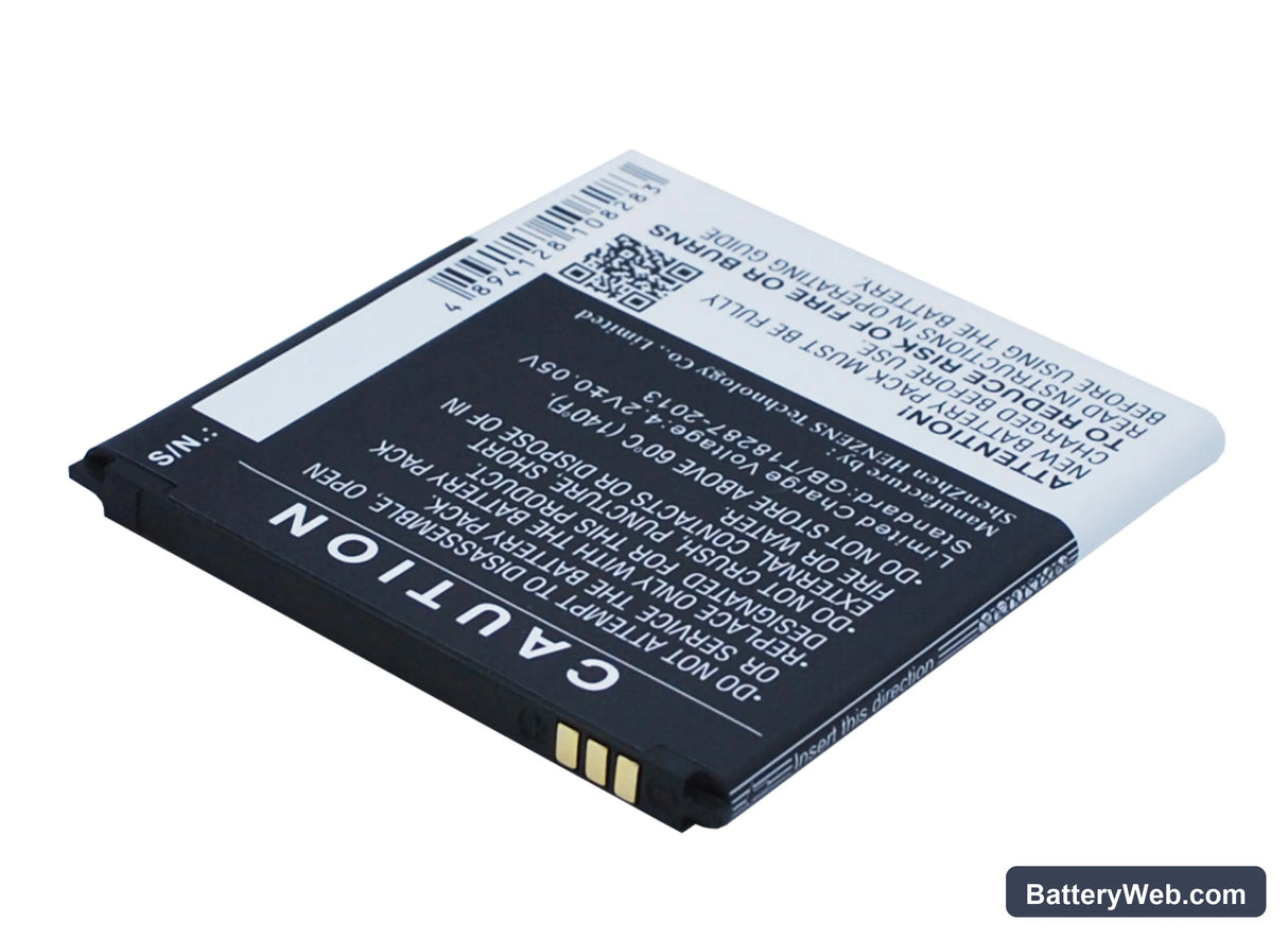 Wiko Cink Peax Replacement Battery, 3.7V, 1750mAh, Li-ion 3