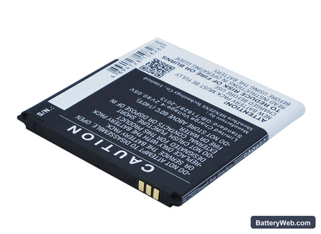 Wiko Cink Peax Replacement Battery, 3.7V, 1750mAh, Li-ion 3