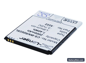 Wiko Rainbow Jam Replacement Battery, 3.7V, 2000mAh, Li-ion 1