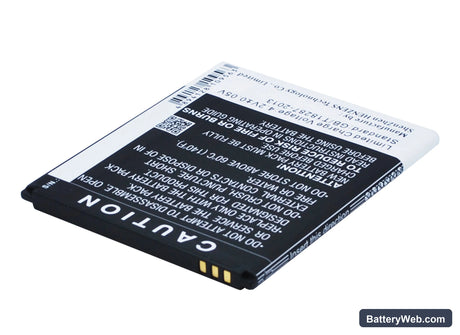 Wiko Rainbow Jam Replacement Battery, 3.7V, 2000mAh, Li-ion 3