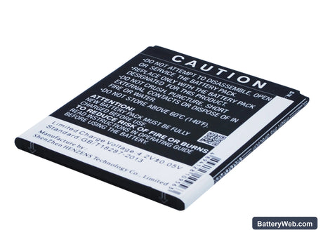 Wiko Rainbow Jam Replacement Battery, 3.7V, 2000mAh, Li-ion 4