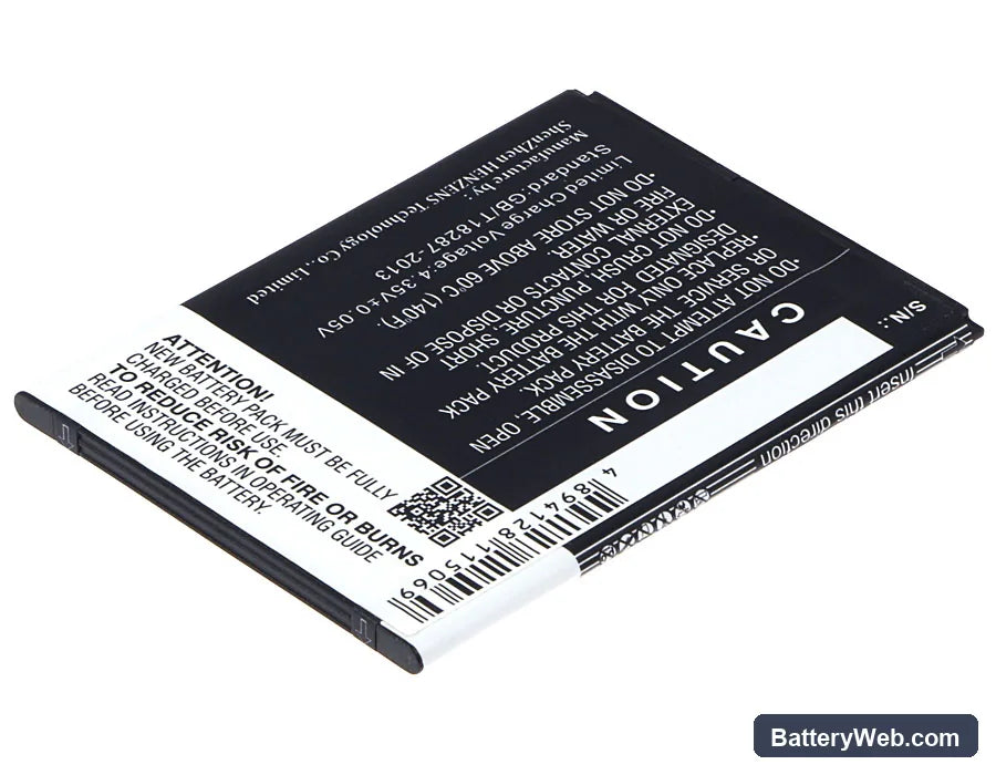 Wiko RIDGE FAB Replacement Battery, 3.8V, 3000mAh, Li-Polymer 3