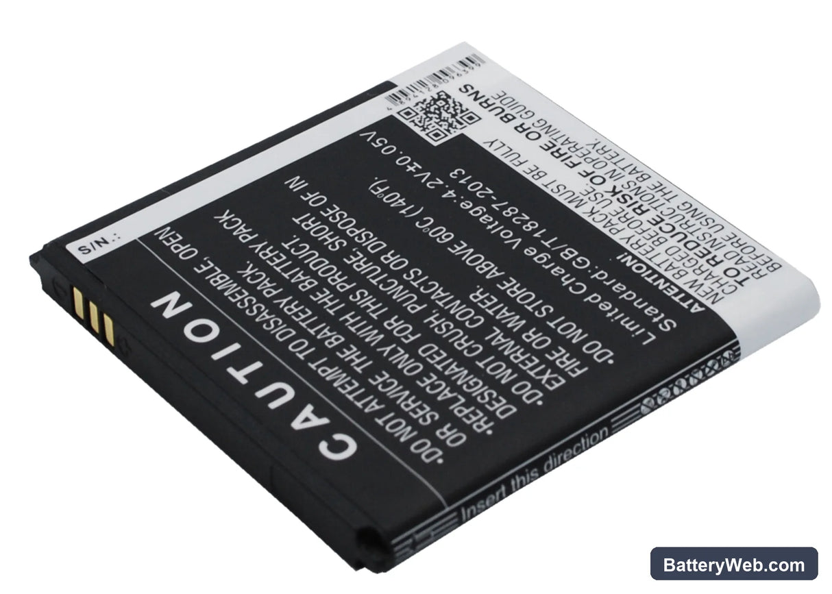 Fly IQ442 Replacement Battery, 3.7V, 1500mAh, Li-ion 4