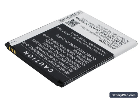 Wiko Cink Five Replacement Battery, 3.7V, 2000mAh, Li-ion 4