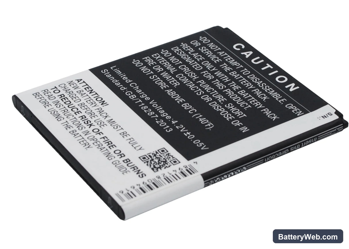 Wiko Cink Five Replacement Battery, 3.7V, 2000mAh, Li-ion 5