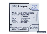BLU ADVANCE 4.0 L2 Replacement Battery, 3.7V, 1200mAh, Li-ion 1