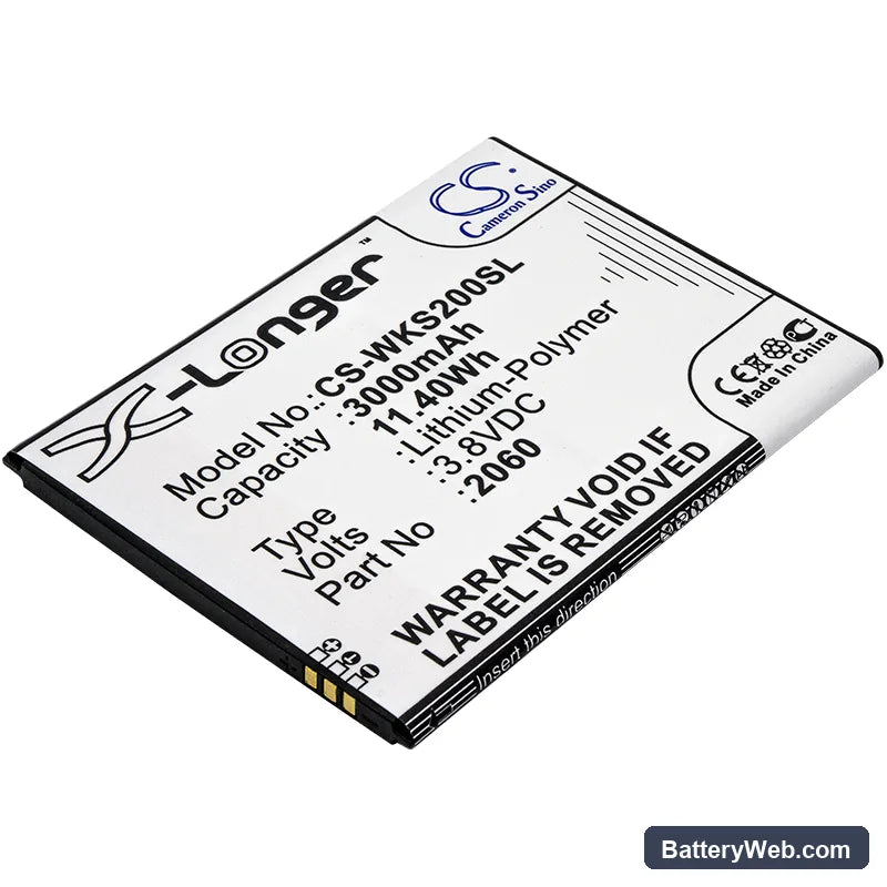 Casper Via V6X Replacement Battery, 3.8V, 3000mAh, Li-Polymer 1