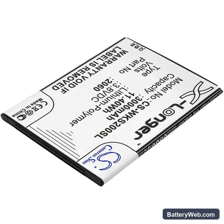 Casper Via V6X Replacement Battery, 3.8V, 3000mAh, Li-Polymer 2
