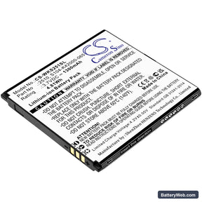 Wiko Sunny 2 Replacement Battery, 3.7V, 1300mAh, Li-ion 1