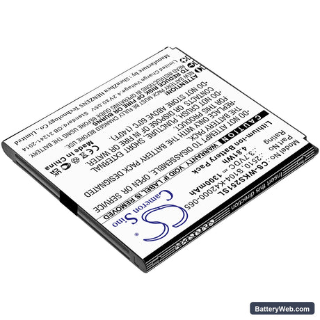 Wiko Sunny 2 Replacement Battery, 3.7V, 1300mAh, Li-ion 2